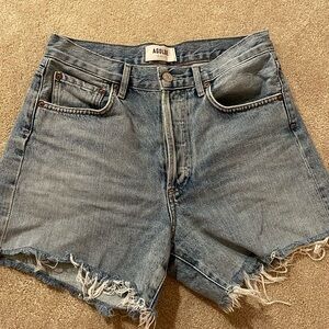 Agolde Reese Relaxed Cutoff Shorts. Size 25. Like new. Color is Wonder.